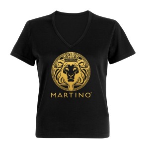 WIGS and WISHES by Martino Cartier Women's V-Neck (Black)